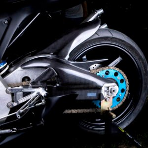 Swing Arm Cover, Left, Carbon, 1996-7 Aprilia RS-250