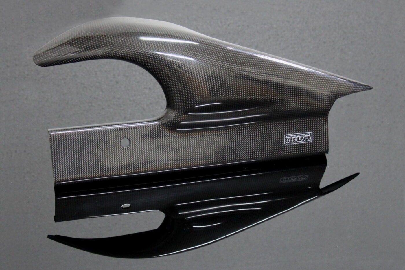 Swing Arm Cover, Left, Carbon, 1998-2006 Aprilia RS-250