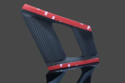 Radiator Air Scoop, Left, Carbon, Satin, RC51 SP1/SP2