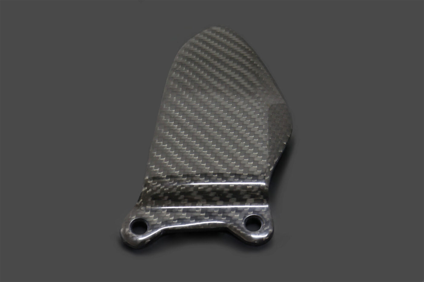 Heel Guard, Curved, Left Only, Carbon