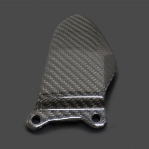 Heel Guard, Curved, Left Only, Carbon