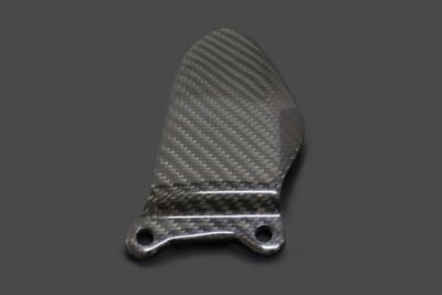Heel Guard, Curved, Left Only, Carbon