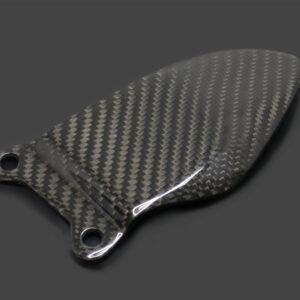 Heel Guard, Curved, Left Only, Carbon
