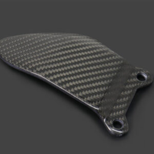 Heel Guard, Curved, Left Only, Carbon