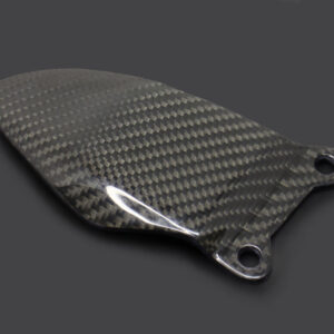 Heel Guard, Curved, Right Only, Carbon