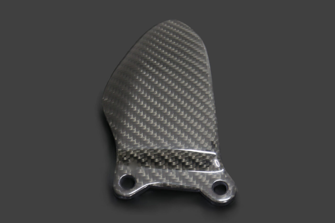 Heel Guard, Curved, Right Only, Carbon