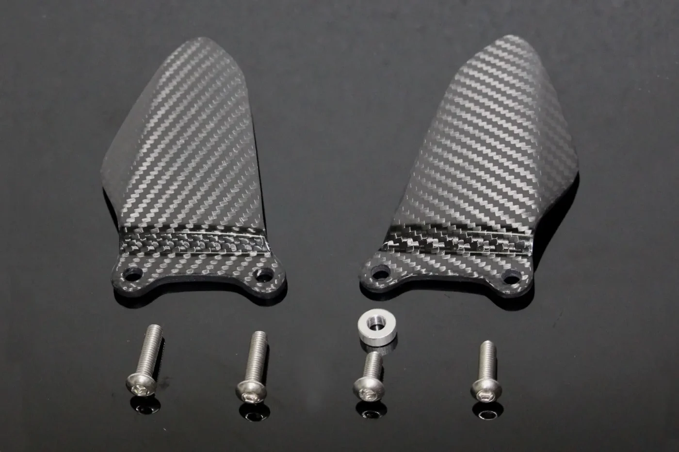 Heel Guard, Carbon, Pair, TYGA Style, CBR250RR MC22