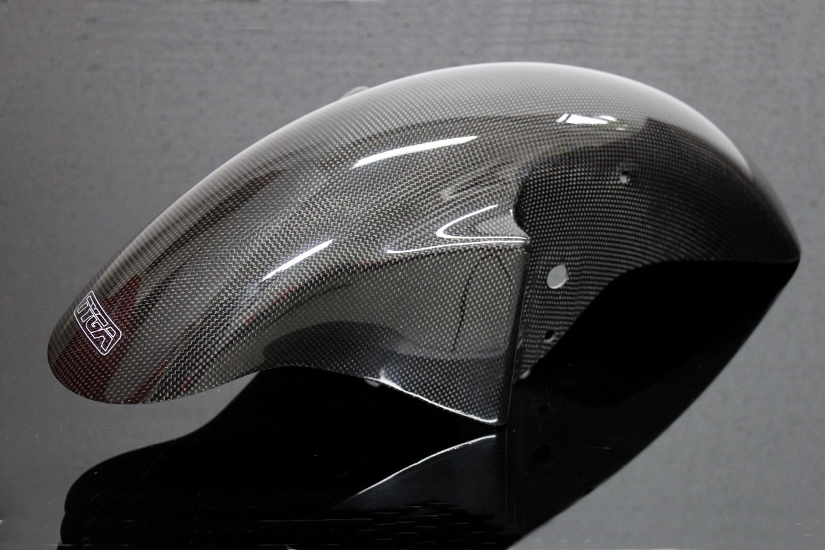 Front Fender, Carbon, Stock shape, Kawasaki KRR150