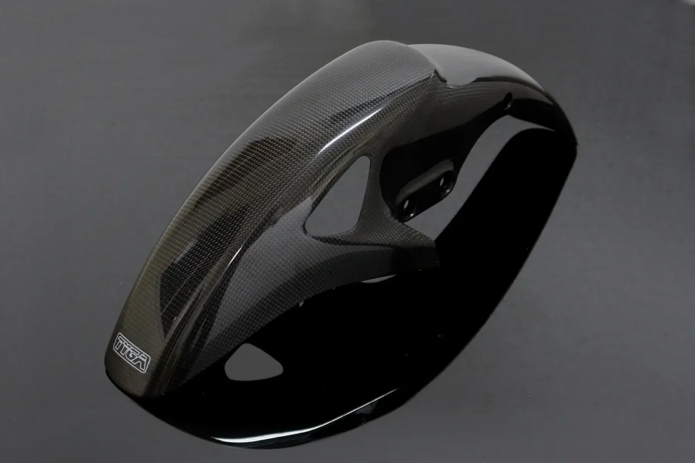 Front Fender, Carbon, Stock Shape, Honda LS125