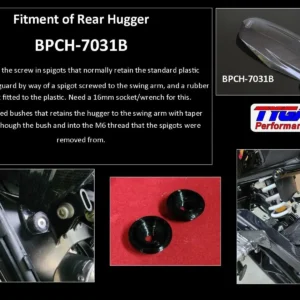 Rear Hugger, Carbon, Assy, KTM RC125/200/390 (22-24)