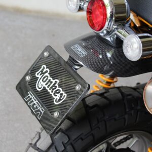 Rear Fender, Carbon, stock shape, Monkey 125