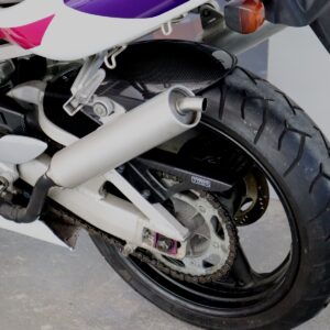 Rear Hugger/Chain Guard, Carbon, VJ23 RGV250