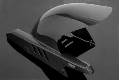 Rear Hugger/Chain Guard, Carbon, VJ21 RGV250