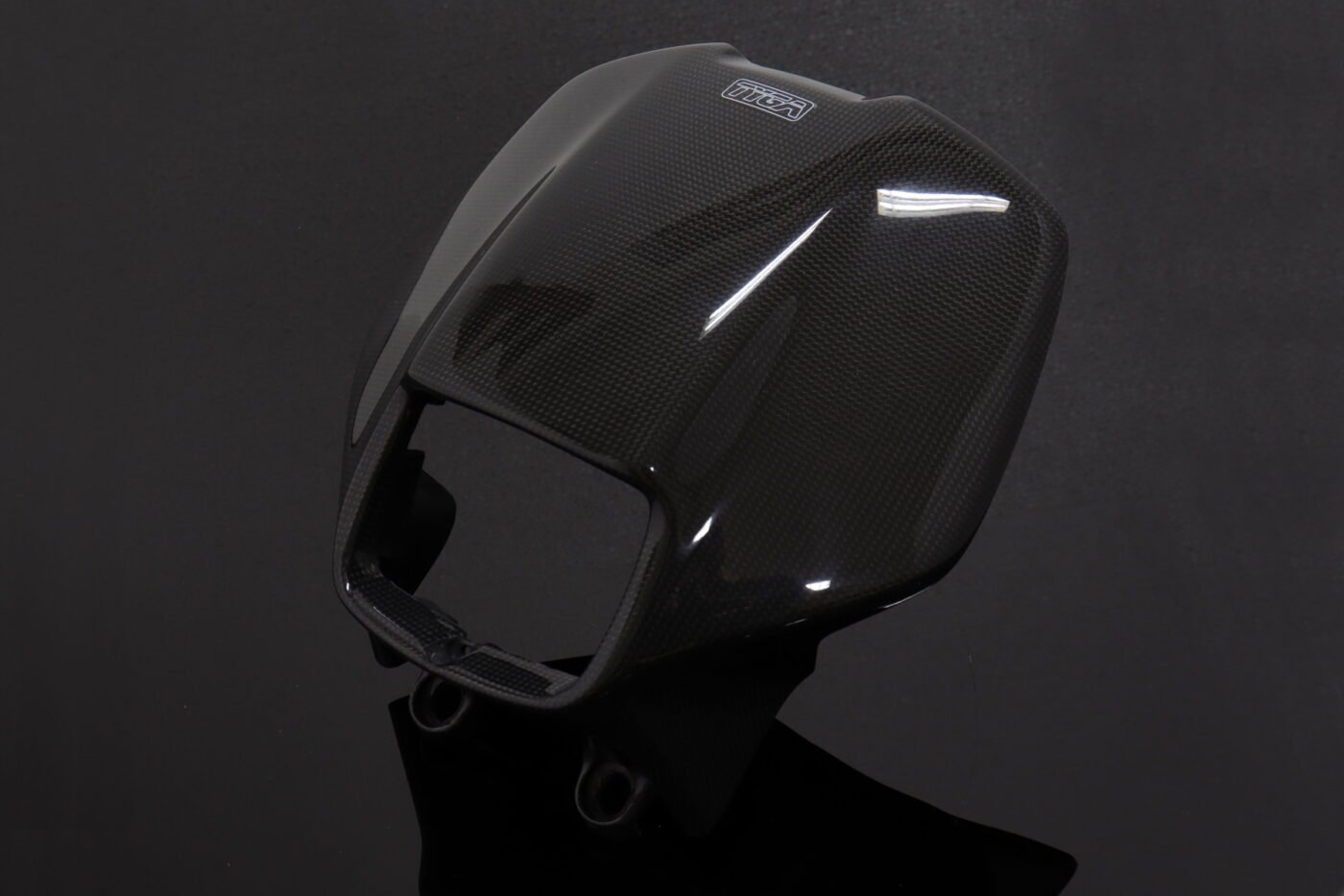 Headlight Cowling, Carbon, KSR110