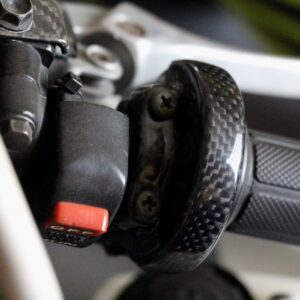 Throttle Cover, Upper, Carbon, NSR250 MC18/21/28