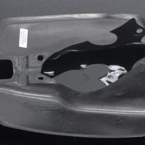 Leg Shield, Carbon, Honda Chaly, stock shape