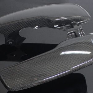 Leg Shield, Carbon, Honda Chaly, stock shape