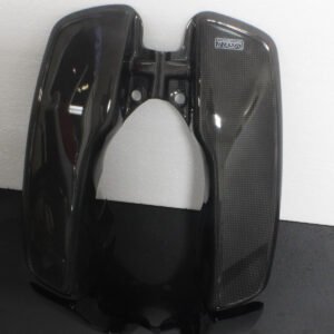 Leg Shield, Carbon, Honda Chaly, stock shape