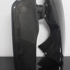 Leg Shield, Carbon, Honda Chaly, stock shape