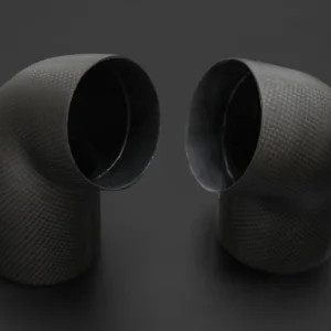 Air Duct, Pair, Carbon, Satin, Fuel Tank, Race, Honda RC45