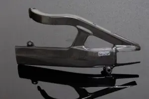 Swing Arm Cover, Carbon, Left, RVG250, VJ23