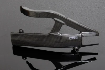 Swing Arm Cover, Carbon, Left,  RVG250, VJ23