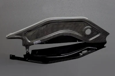Swing Arm Cover, Carbon, Right,  RVG250, VJ23