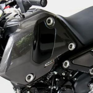 Shroud Cover, Carbon, Left, Grom 125