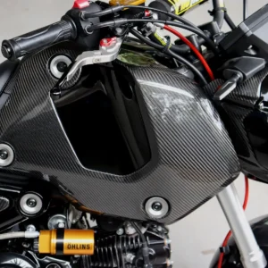 Shroud Cover, Carbon, Right, Grom 125
