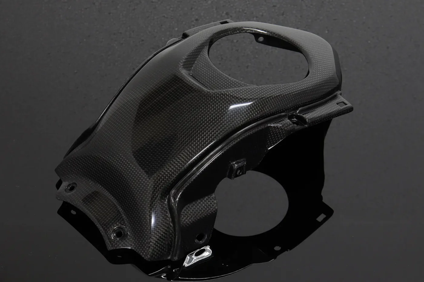 Tank Cover, Carbon, Replacement Type, GROM