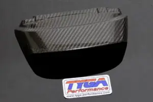 Tail Cover, Center, RR, Carbon, Stock Shape, Grom 125