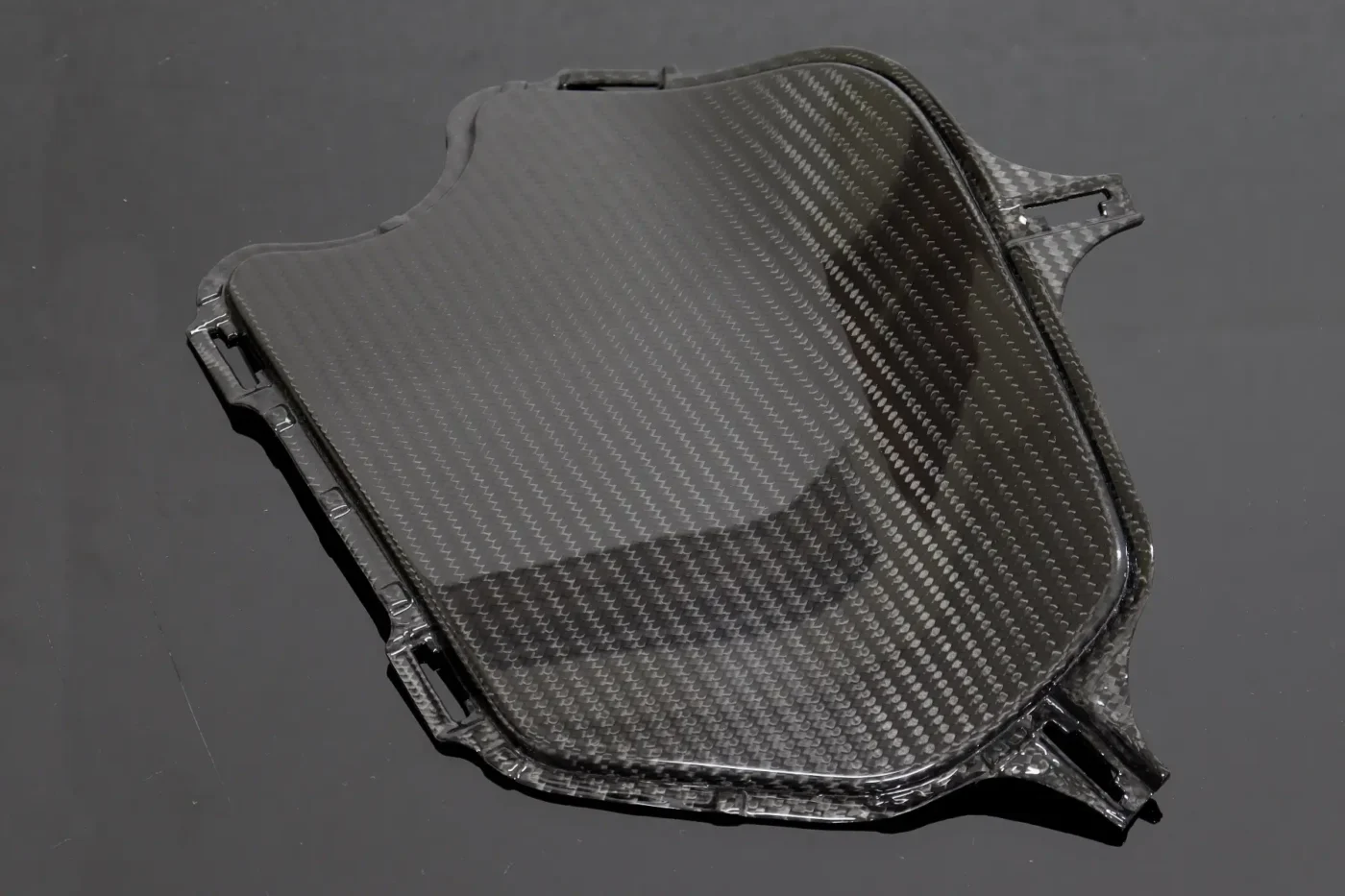 Shroud Insert, Carbon, Right, Grom 125