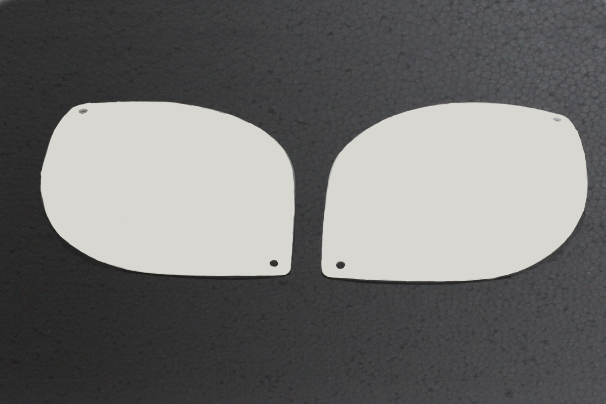 Cover, GRP, Pair, Headlight, Upper Cowling, End