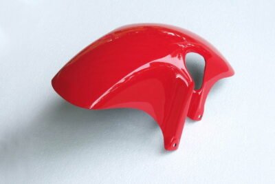 Front Fender, GRP, NC35, Stock Shape, (Red)