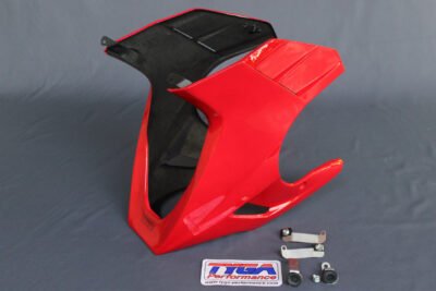 Lower Cowling, GRP, Red, MSX125SF Grom, 2nd Gen 2016-2021