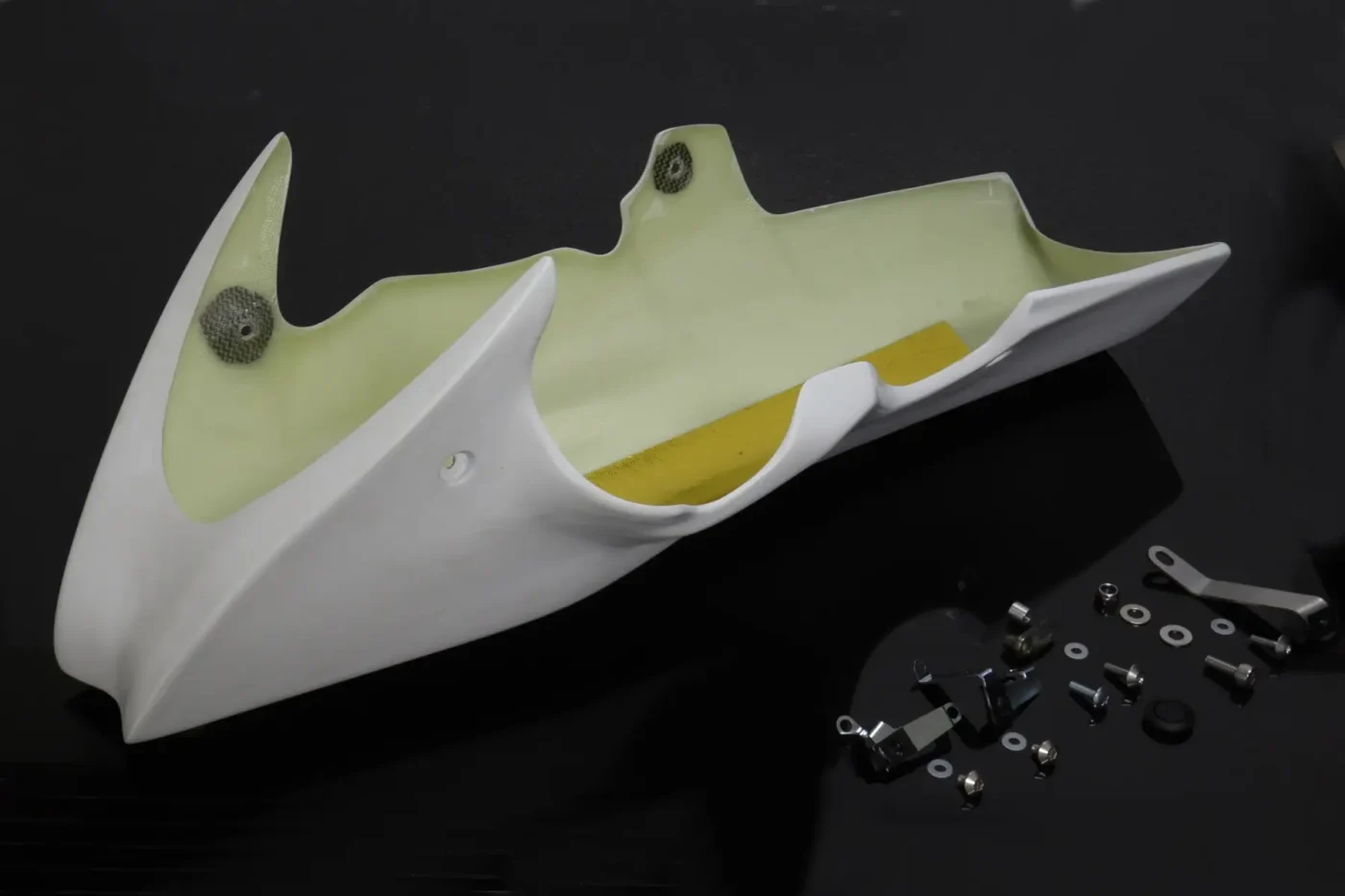 Belly Pan, Race/Street, GRP, Unpainted, WSS300 Style Belly Pan, KTM  250/390 Duke