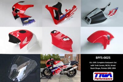 Kit, (GRP), Complete Bodywork Set, NC35, Street Stock Shape, Single Seat, Painted (RR) 1994
