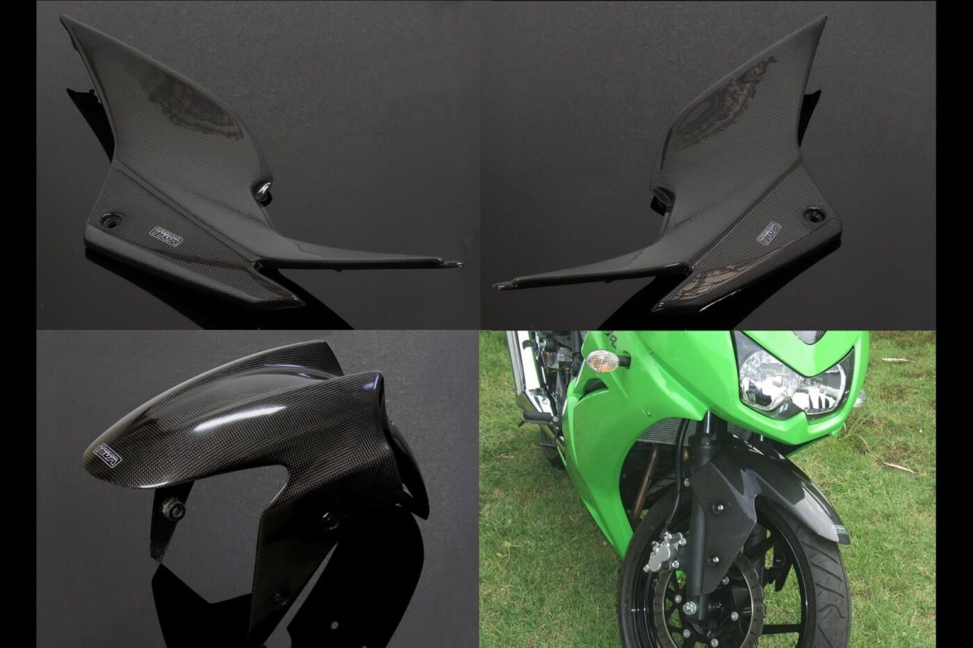 Carbon Set, 2008-10 Kawasaki Ninja 250R