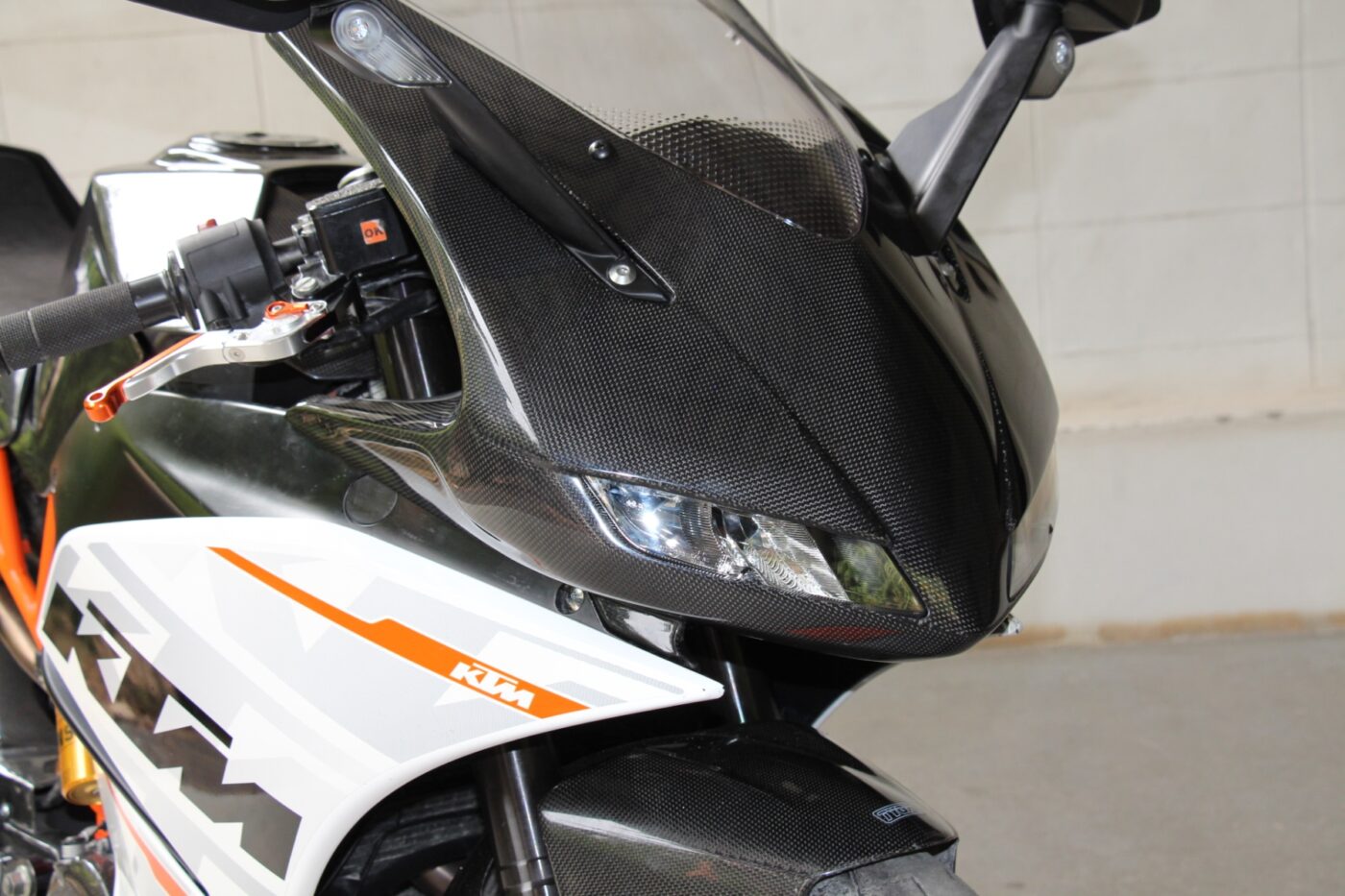 Kit, Upper Fairing, Street, Carbon, TYGA EYES KTM, RC125, RC200, RC250, RC390