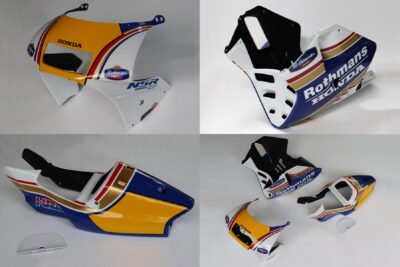 Kit, Bodywork, GRP, stock shape, NSR250 MC21, Painted Rothmans