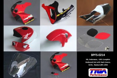Kit, Endurance, GRP, Complete Bodywork Set with Tank Covers, NC35, Painted (RT) 1996