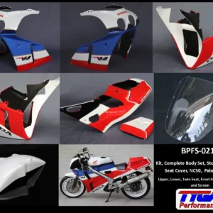 Kit, Complete Body Set, Stock Shape, with Seat Cover, NC30, Painted Type 1