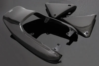 Carbon Set, Side Covers and Seat Cowling, CB400 Super Four (1992-1996)