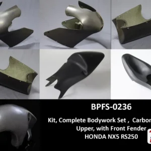 Kit, Complete Bodywork Set, Carbon, Type 2 Upper, with Front Fender, RS250R NXA