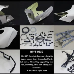Bodywork Set 2, GRP, RC36-2 RC30 Style, Race