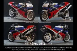 Bodywork Set 2, GRP, Painted RC30, RC36-2 RC30 Style, Race