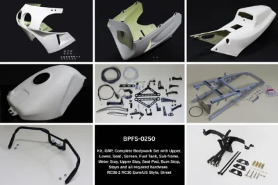 Bodywork Set 3, GRP, RC36-2 RC30 Euro/US Style, Street