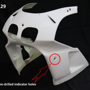 Upper Cowling, Street, GRP, NC35, stock shape, Assy.