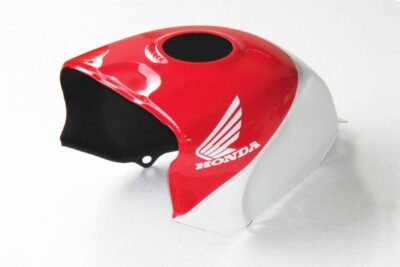 Tank Cover Rear (Stock GRP), NC35 (Red/White)