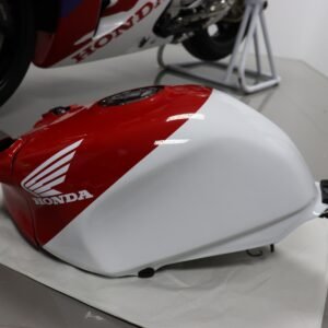 Tank Cover Rear (Stock GRP), NC35 (Red/White)